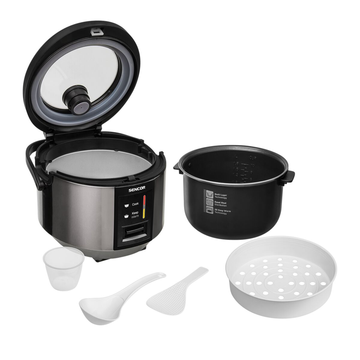 Sencor Rice Cooker 1.8 Liter Cookers & Steamers Kitchen Appliances